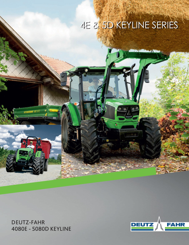 E2 Prospectus/Brochure Agricole Tracteur DEUTZ Gamme 06 D72 D7206 7206 A 